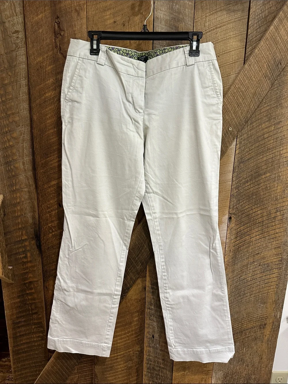 J Crew Stretch women’s pants mid rise Size 10 H01
